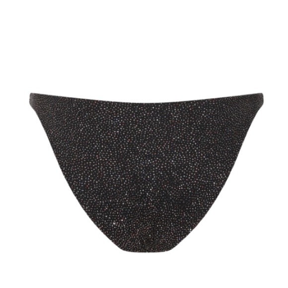 New! Normaillot DRAPÉ BIKINI BOTTOM BLACK 19667 - Picture 2 of 11